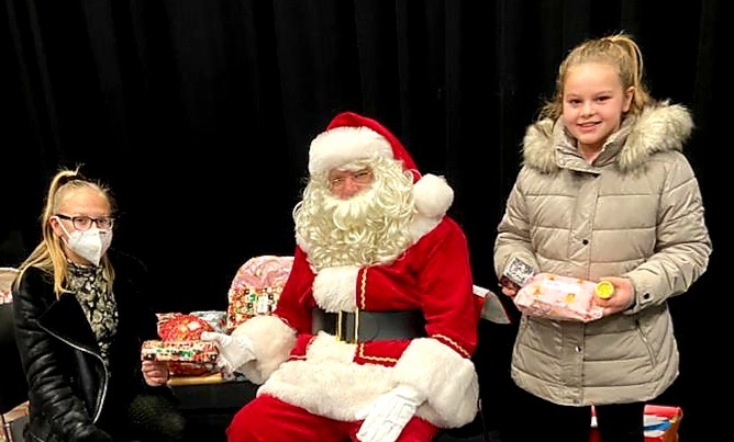 Santa visits hubs run by the Rotary Club of Loughton, Buckhurst Hill and Chigwell