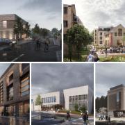 The plans include a new £25m leisure centre, a new multi-storey car park, commercial units and 269 high quality new homes. 