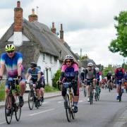 Cyclists riding through Essex in the RideLondon event on Sunday. Picture: PA