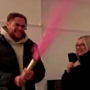 Surprise – the gender reveal party for the Essex couple in Chingford did not go quite as planned