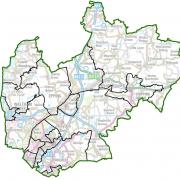 Plans Published - A map of the proposed council boundaries