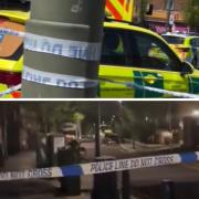 Pictures from scenes of Edgware and Bethnal Green stabbings