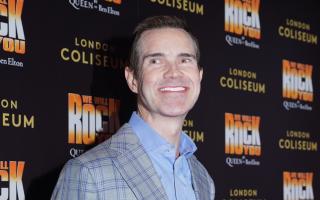 Jimmy Carr was treated for meningitis as a young child