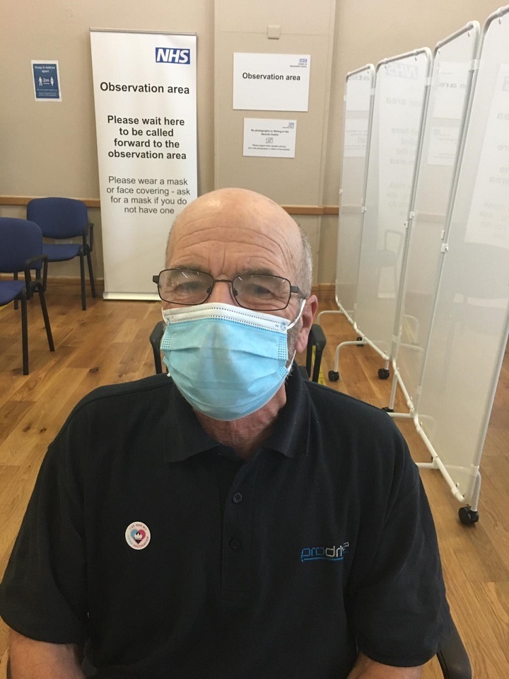 Michael Lawrence 66 is keen to see his grandchildren and children when Governement restrictions allow. Photo: NHS West Essex CCG