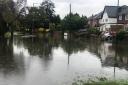 The flood in Rickmansworth in October this year. Credit: Victoria Pearson