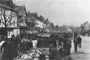 A scene from market day in Epping in the 1890s. Credit Gary Stone