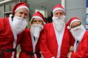 Santa suited runners