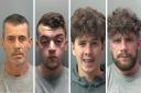 Jailed - Alan Smith, John Mitchell, Samuel Mitchell and Tony Smith have been jailed for a series of ramraids