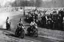 The first meeting at High Beech, February 19, 1928. Fletcher and Smythe are in the lead.