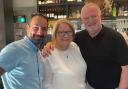 Rosemary Shrager at Tom, Dick, and Harry's restaurant in Loughton