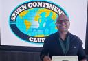 Pesh Kapasiawala has become a member of the Seven Continents Club.