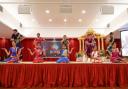 A traditional Hindu dance recitial was part of the temple's International Women's Day celebrations