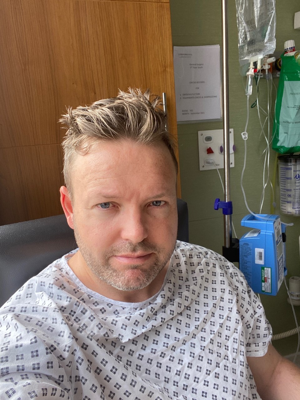 Declan Greggain-Smith, 41 feels failed after being left undiagnoised with kidney cancer.