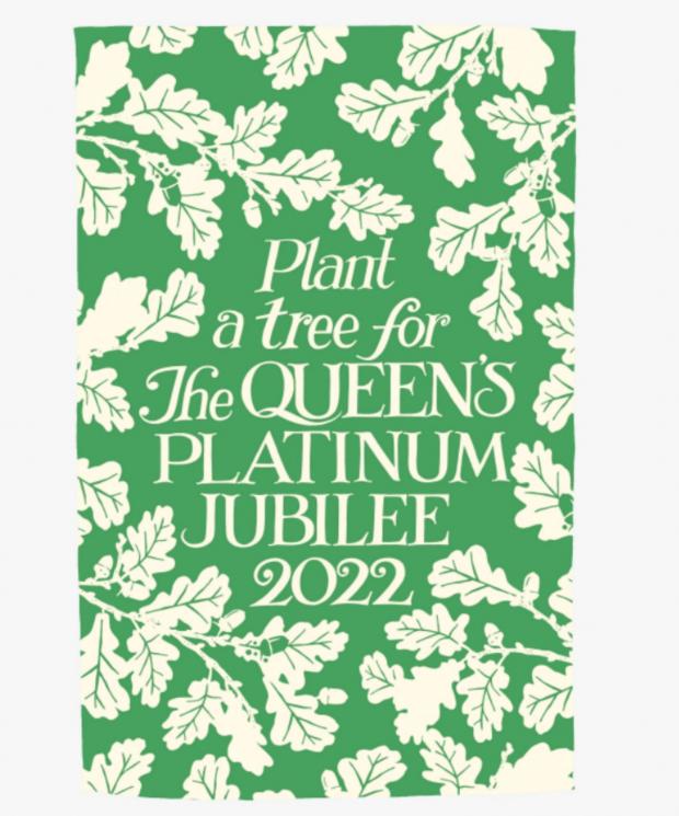 Epping Forest Guardian: Jubilee Tree Planting Tea Towel (Emma Bridgewater)