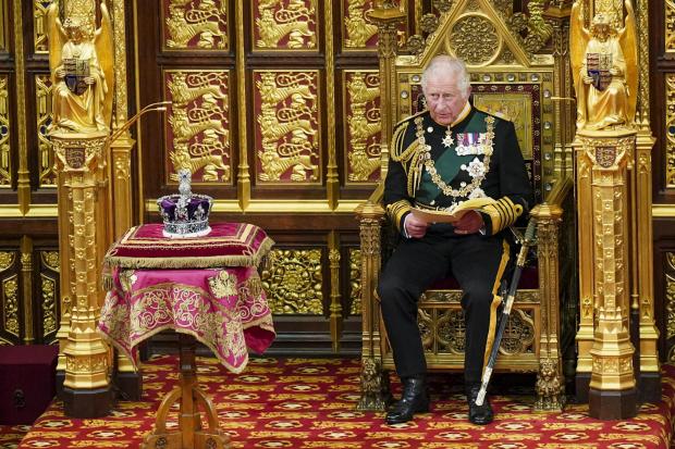 Epping Forest Guardian: The Prince of Wales reads the Queen's Speech during the State Opening of Parliament in the House of Lords (PA)