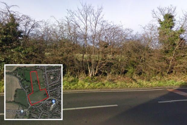 Previous plans to build 93 homes in Chipping Ongar led to a petition amassing 500 signatures. Photos: Google Maps
