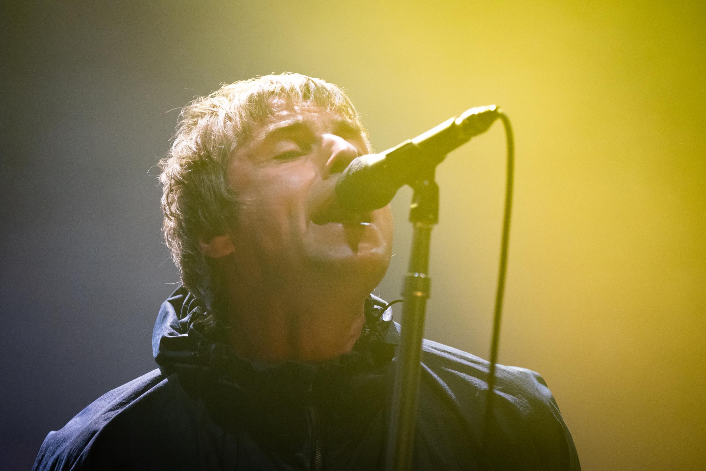 Liam Gallagher at the Teenage Cancer Trust Concert, at the Royal Albert Hall, London on March 26. Photo: PA