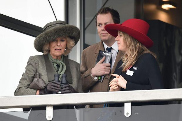 Epping Forest Guardian: The Duchess of Cornwall with her son Tom Parker-Bowles (centre) and daughter Laura Lopes (Joe Giddens/PA)
