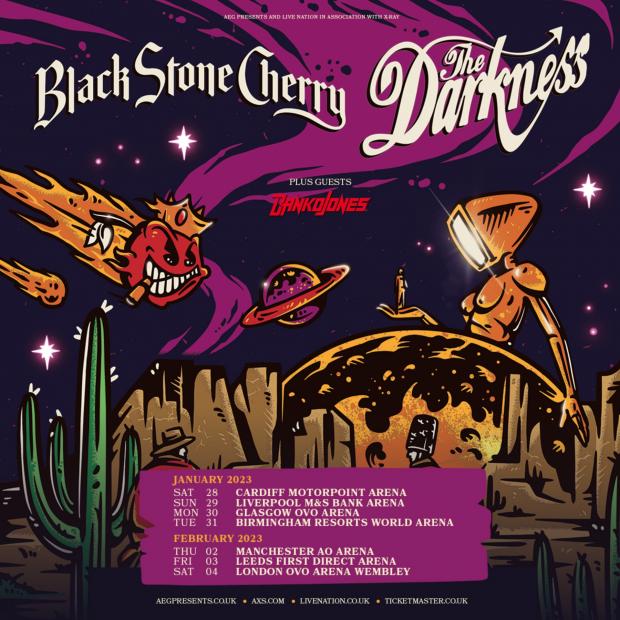 Epping Forest Guardian: The Darkness and Black Stone Cherry announce tour: How to get tickets (Live Nation)