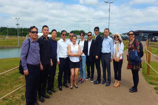 The Chinese delegation from Shaoxing Keqia District