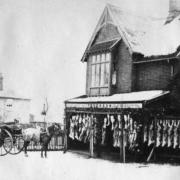 Teverson's butchers shop in High Road, Loughton around 1890. Picture: Loughton and District Historical Society