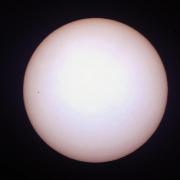 The Sun, with Mercury visible on the left