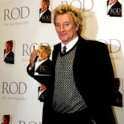 Rod Stewart visiting the Epping Bookshop to sign copies of his book in 2012