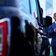Mayor of London Sadiq Khan visited the Queen Elizabeth Park on Monday following the expansion of the Ultra Low Emission Zone. Picture: PA