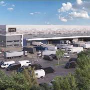 Plans published in 2018 of what the distribution centre would look like. Credit: Quod