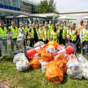 30 bags of rubbish, one shopping trolley and two highway cones were collected in Harlow’s Big Spring Clean 2022 around the Latton Bush Centre