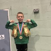 Boxer George Francis won the England Boxing Schools National Championships