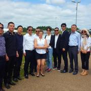The Chinese delegation from Shaoxing Keqia District