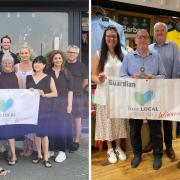 Staff and directors at Guardian Series Love Local Retailer Awards winners Lathams and Coles