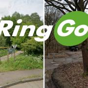 Epping Forest parking, RingGo logo. Pictures: Google Street View/RingGo