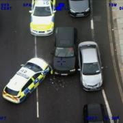 The end of the pursuit resulting in the arrest and conviction of Michael Maughan, from Harlow.