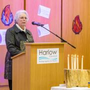 Memorial - speaker talked about memorial services during the Holocaust memorial day