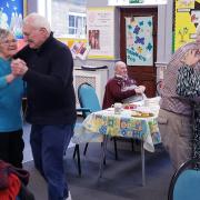 Dancing at the social cafe in Waltham Abbey