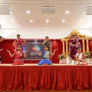 A traditional Hindu dance recitial was part of the temple's International Women's Day celebrations