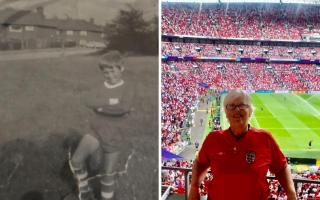 Lorraine Brazier at school and at Wembley