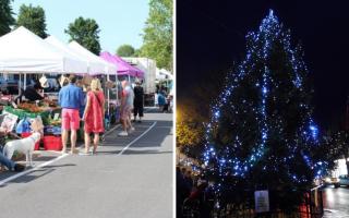 Epping town market/ Epping Christmas tree in 2019