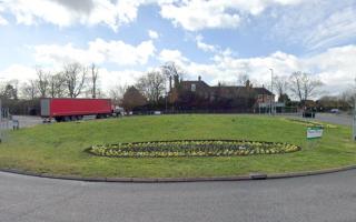 The Four Wantz Roundabout in Ongar
