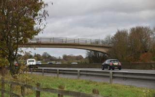 Traffic is slow on the M11 after a crash between J5 and J4 of the London-bound carriageway